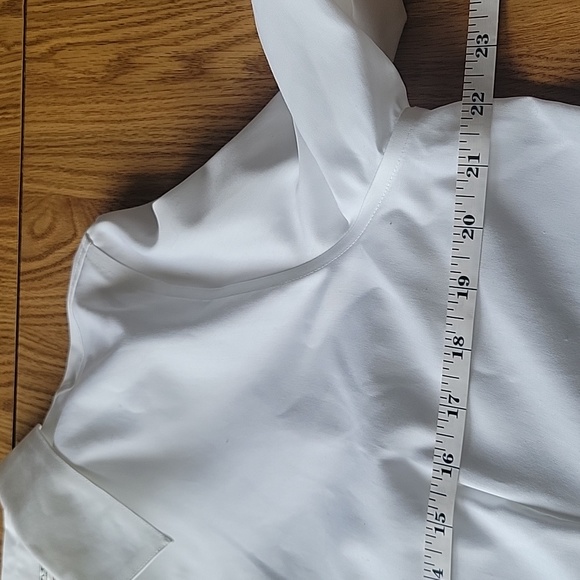 New JONES STUDIO buttons down blouse size 16 color oof white - Picture 10 of 16